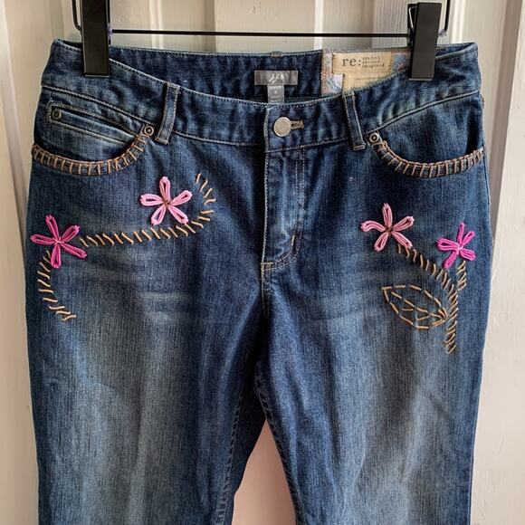 Jill ReCrafted Embroidered Limited Edition Jeans - Picture 3 of 11